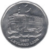  Великобритания. Национальный транспортный токен 50 пенсов. Лейландский лев 1927 год. 