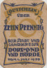  Бона. Германия. Дортмунд, округ Херде 10 пфеннигов 1920 год. Нотгельд. (VF) 