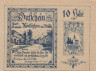  Бона. Австрия. Нойкирхен-ам-Вальде 10 геллеров 1920 год. Нотгельд. (XF) 