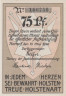  Бона. Германия. Норторф 75 пфеннигов 1920 год. Нотгельд. (XF) 