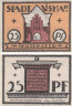  Бона. Германия. Висмар 25 пфеннигов 1921 год. Нотгельд. (XF) 