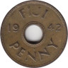  Фиджи. 1 пенни 1942 год. 