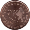  Словения. 5 евроцентов 2007 год. Сеятель, разбрасывающий звезды. 