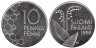  Финляндия. 10 пенни 1999 год. Ландыш. 
