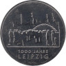  Германия. 10 евро 2015 год. 1000 лет городу Лейпциг. 