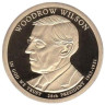  США. 1 доллар 2013 год. 28-й президент Томас Вудро Вильсон (1913–1921). (S) 