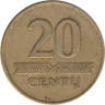  Литва. 20 центов 1997 год. 