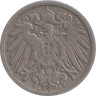  Германская империя. 10 пфеннигов 1906 год. (J) 