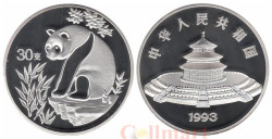 Копия. Китай 30 юань 1993 год. Панда.