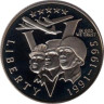  США. 1/2 доллара (50 центов) 1995 год. Солдаты. (Р) Proof 