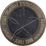  Словения. 3 евро 2008 год. Председательство Словении в Евросоюзе. 