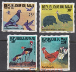 Набор марок. Мали 1994 год. Птицы. (4 марки)