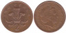  Великобритания. 2 пенса 2000 год. 