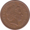  Великобритания. 2 пенса 2000 год. 