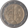  Словакия. 2 евро 2009 год. 