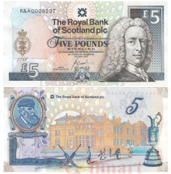 Бона. Шотландия 5 фунтов 2004 год. Лорд Илай. (AU)