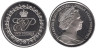  Британская территория в Индийском океане. 2 фунта 2011 год. Королева Елизавета II и Принц Филипп. 