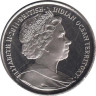  Британская территория в Индийском океане. 2 фунта 2011 год. Королева Елизавета II и Принц Филипп. 