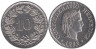  Швейцария. 10 раппенов 1992 год. 