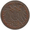 Германская империя. 1 пфенниг 1912 год. (A) 