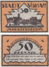  Бона. Германия. Висмар 50 пфеннигов 1921 год. Нотгельд. (XF) 