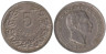  Люксембург. 5 сантимов 1908 год. Вильгельм IV. 
