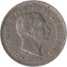  Люксембург. 5 сантимов 1908 год. Вильгельм IV. 