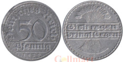 Веймарская республика. 50 пфеннигов 1920 год. (E)
