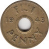  Фиджи. 1 пенни 1943 год. 