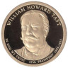  США. 1 доллар 2013 год. 27-й президент Уильям Говард Тафт (1909–1913). (S)  