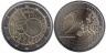  Бельгия. 2 евро 2013 год. 100 лет Королевскому метеорологическому институту Бельгии. 