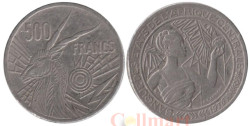 Центральная Африка (BEAC). 500 франков 1976 год. Антилопа. Женщина. (A - Чад)