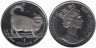 Остров Мэн. 1 крона 1998 год. Кошки - Бирманская кошка. 