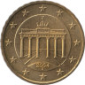  Германия. 10 евроцентов 2004 год. Бранденбургские ворота. (A) 