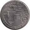  США. 25 центов 2009 год. Квотер Пуэрто-Рико. (Р) 