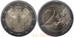 Литва. 2 евро 2018 год. 100 лет государствам Балтики.
