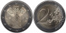  Литва. 2 евро 2018 год. 100 лет государствам Балтики. 