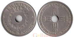 Норвегия. 1 крона 1940 год.