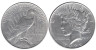  США. 1 доллар 1922 год. Peace Dollar. Без отметки монетного двора. 