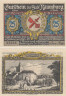 Бона. Германия. Наумбург 25 пфеннигов 1921 год. (Вариант 2) Нотгельд. (XF) 