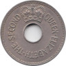  Фиджи. 1 пенни 1964 год. Елизавета II. 