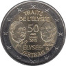  Германия. 2 евро 2013 год. 50 лет подписанию Елисейского договора. (D) 