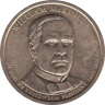  США. 1 доллар 2013 год. 25-й президент Уильям Мак-Кинли (1897–1901). (D) 