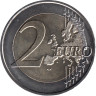  Франция. 2 евро 2022 год. 35 лет программе Эразмус. 