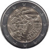  Франция. 2 евро 2022 год. 35 лет программе Эразмус. 