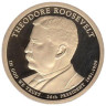  США. 1 доллар 2013 год. 26-й президент Теодор Рузвельт (1901–1909). (S) 