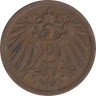 Германская империя. 2 пфеннига 1906 год. (A) 