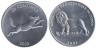  Конго (ДРК). 25 сантимов 2002 год. Животные - Гиеновидная собака. 