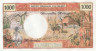  Бона. Новые Гебриды (Вануату) 1000 франков 1979 год. Девушка. (Пресс) 