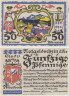  Бона. Германия. Мисбах 50 пфеннигов 1920 год. Нотгельд. (XF) 